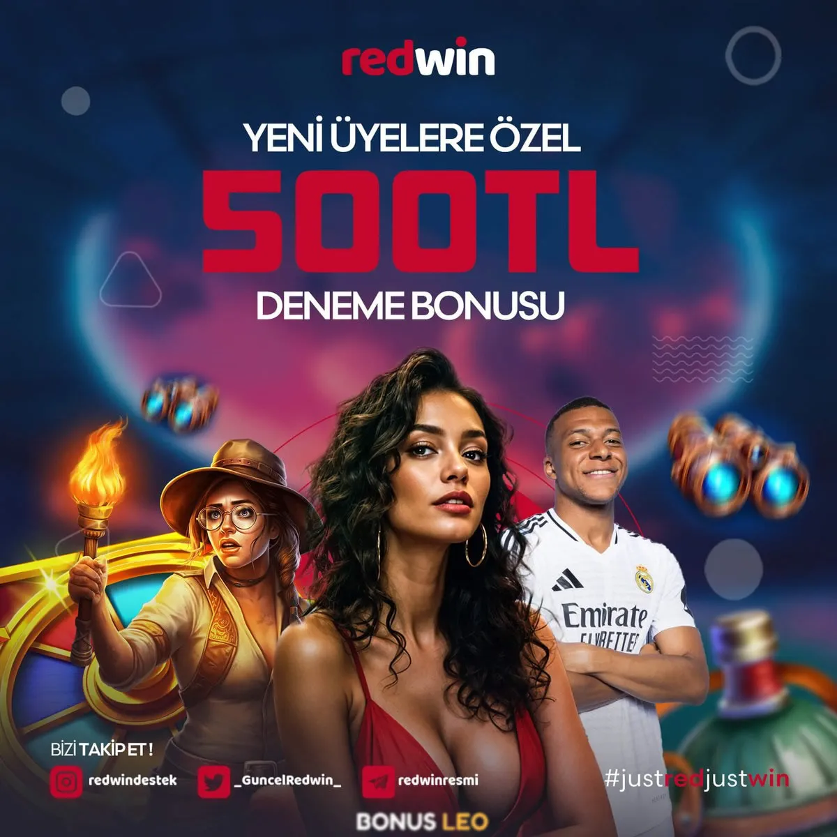 Redwin Güncel Giriş ve Yüksek Oranlı Bonuslar