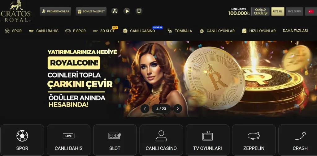 Cratos Royal ile Premium Bahis Ayrıcalığı